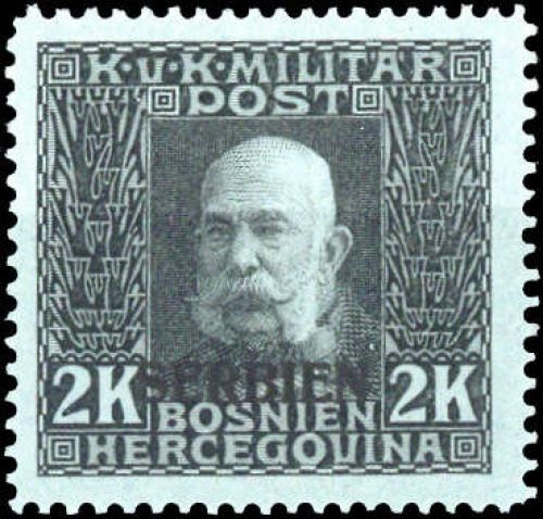 1914, Österreich Feldpost Serbien, 18, **
