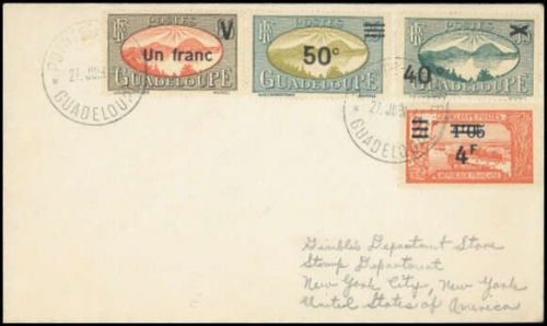 1943, Guadeloupe, 173-74 u.a., Brief