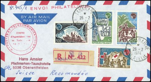 1974, Int.Organisationen,Pfadfinder,, Ma 705-08, Brief
