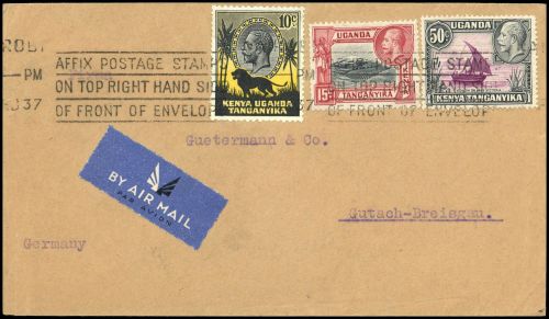 1935, Ostafrikanische Gemeinschaft, 37, 33, 34, Brief