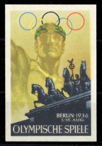 1936, Sport u. Spiel,Olympia Berlin 1936,Vignetten, Siegel, **