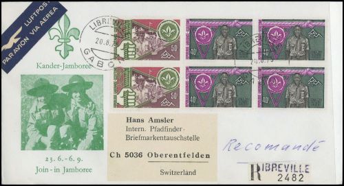 1975, Int.Organisationen,Pfadfinder,, Ga 563-64, Brief