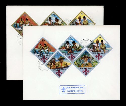 1967, Int.Organisationen,Pfadfinder,, Bur 349-58 A, FDC