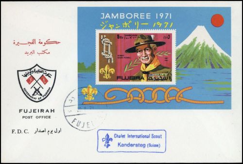 1971, Int.Organisationen,Pfadfinder,, Fu Bl. 54 A, FDC