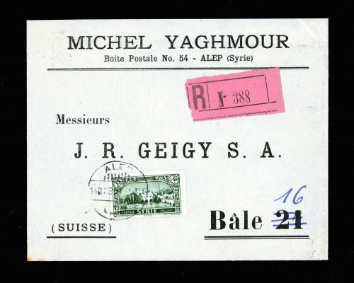 1931, Syrien, 352, Brief