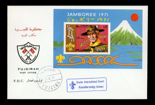 1971, Int.Organisationen,Pfadfinder,, Fu Bl. 54 A, FDC