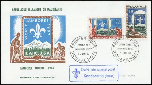 1967, Mauretanien, 313-14, FDC