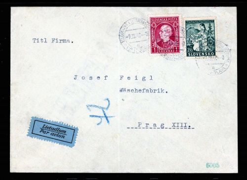 1939, Slowakei, 40, 43, Brief