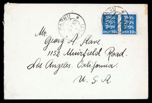 1939, Estland, 79 (2), Brief