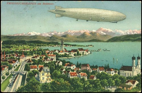 1927, Zeppelin,Zeppelin Postkarten,1900-1914, 387 u.a., Brief