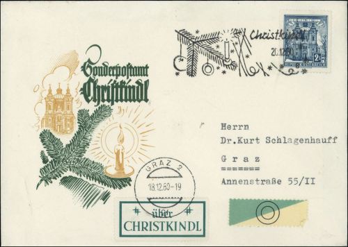 1960, Österreich, 1049, Brief