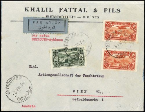 1930, Libanon, 181, 191 (2), Brief