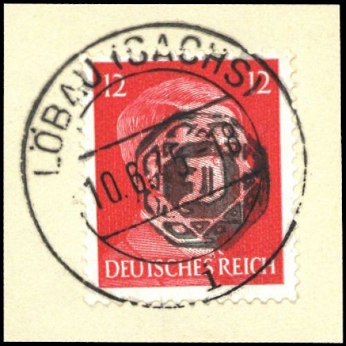 1945, Deutsche Lokalausgabe Löbau, 10, Briefst.
