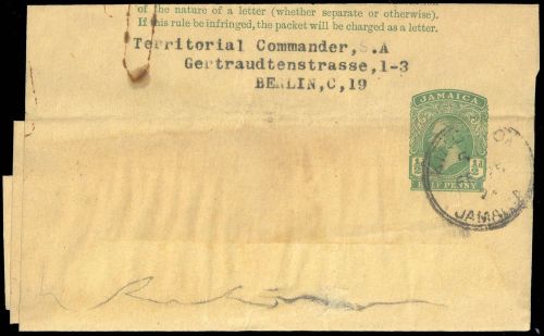 1912, Jamaica, S 3, Brief