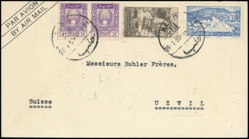 1949, Syrien, 516, 587, 589, Brief