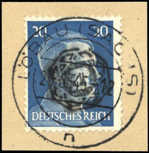1945, Deutsche Lokalausgabe Löbau, 13, Briefst.