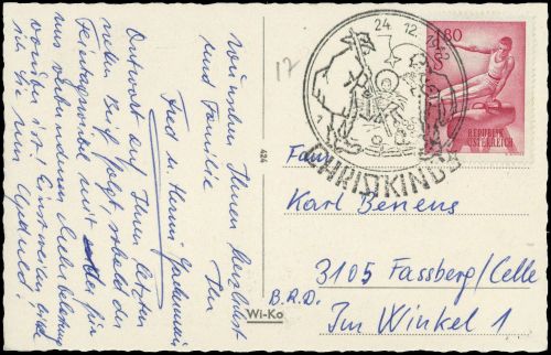 1962, Österreich, 1121, Brief