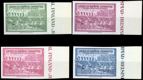1940, Sport u. Spiel,Olympia Sommerspiele 1952-1968,, (*)