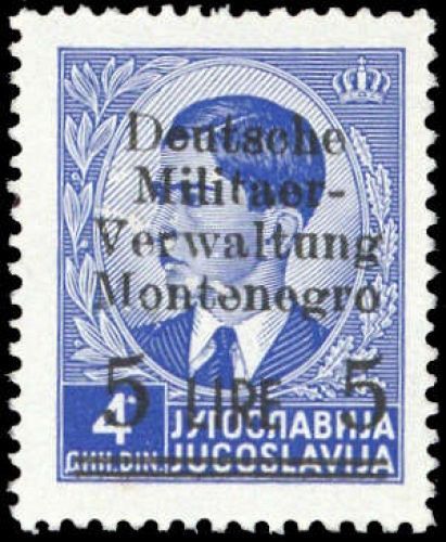 1943, Deutsche Besetzung II. WK Montenegro, 6, *