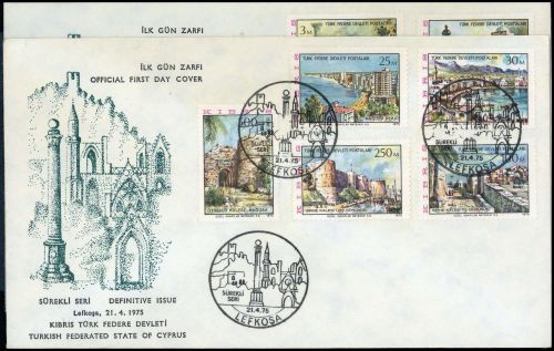 1976, Türkisch Zypern, 10-19, FDC