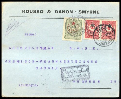 1917, Türkei, 269 (2), 389, Brief