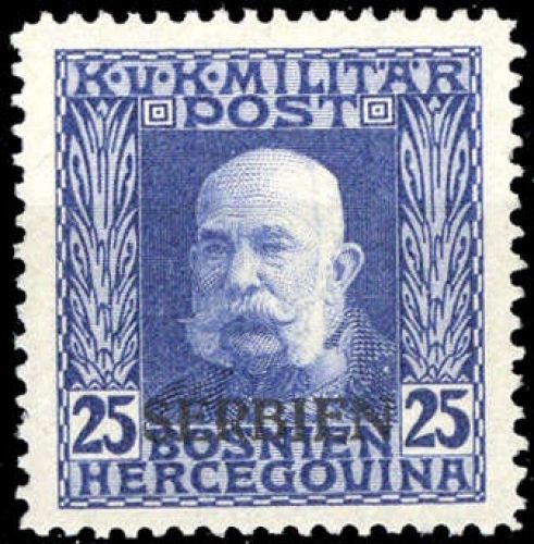 1914, Österreich Feldpost Serbien, 9, **