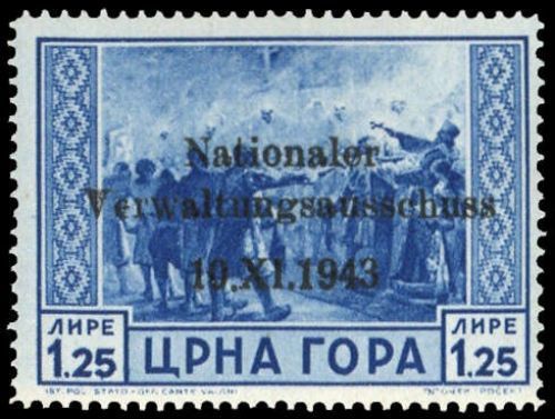 1943, Deutsche Besetzung II. WK Montenegro, 12, *