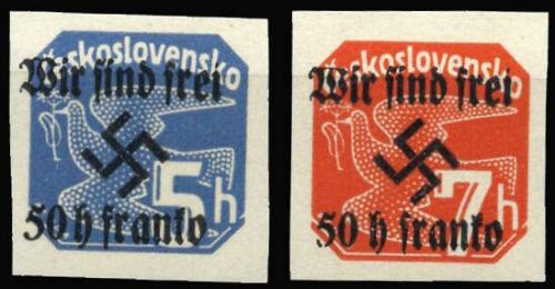 1938, Sudetenland Rumburg, 28+29, **