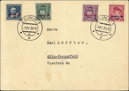 1939, Slowakei, 7, 9-10, 12, Brief
