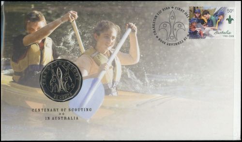 2008, Int.Organisationen,Pfadfinder,, Aus 2929 u.a., FDC