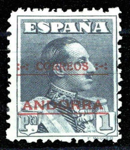1928, Andorra Spanische Post, 10 B, *