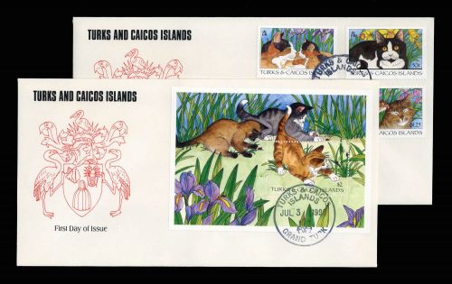 1995, Turks und Caicos Inseln, Bl. 150 u.a., FDC