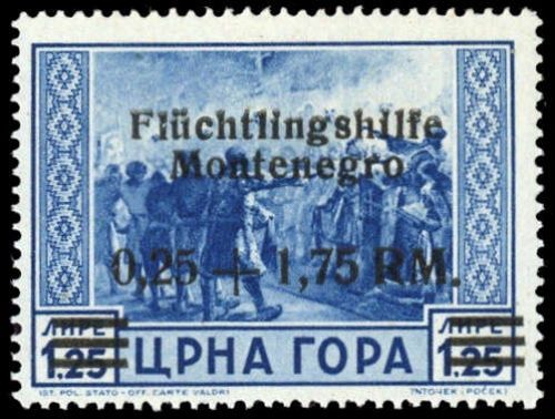 1944, Deutsche Besetzung II. WK Montenegro, 24 Dzf, **