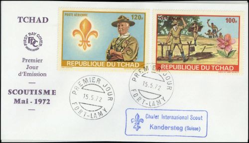 1972, Int.Organisationen,Pfadfinder,, 528-32 A, FDC