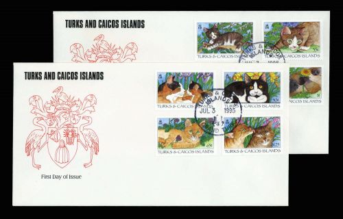 1995, Turks und Caicos Inseln, 1235-42, FDC
