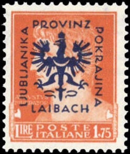 1944, Deutsche Besetzung II. WK Laibach, 12 b, **