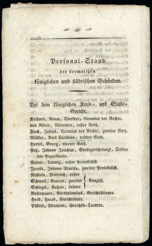 1819, Altdeutschland Bayern