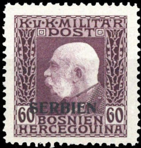 1914, Österreich Feldpost Serbien, 15, **