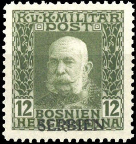1914, Österreich Feldpost Serbien, 7, **