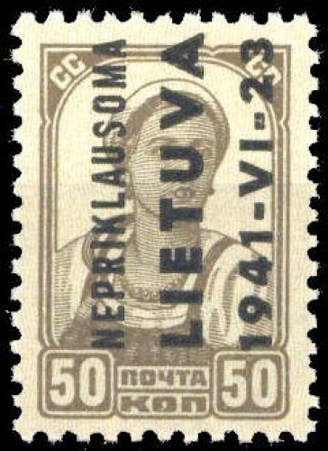 1941, Deutsche Besetzung II. WK Litauen, 7, **