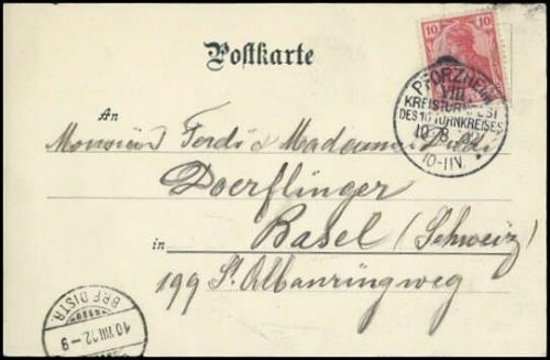1902, Sport u. Spiel,Turnen,Turnfeste, DR 71, Brief