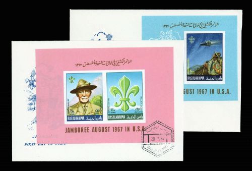 1967, Int.Organisationen,Pfadfinder,, Bl.34-35, FDC
