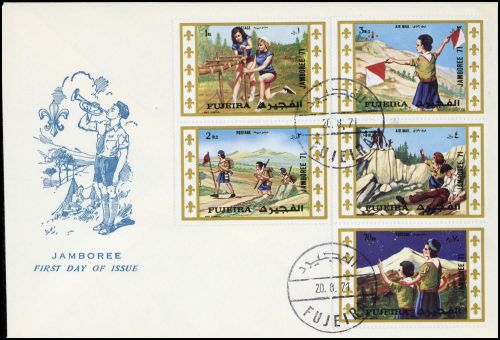 1971, Int.Organisationen,Pfadfinder,, Fu 707-11, FDC