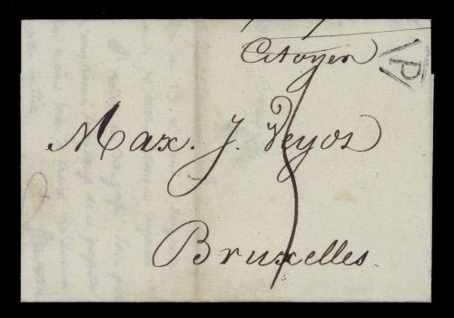 1801, Frankreich, Brief