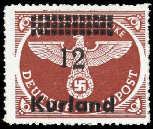 1945, Deutsche Besetzung II. WK Kurland, 4 B III, **