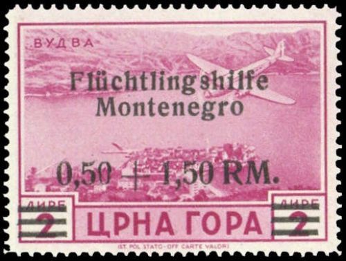 1944, Deutsche Besetzung II. WK Montenegro, 28, **