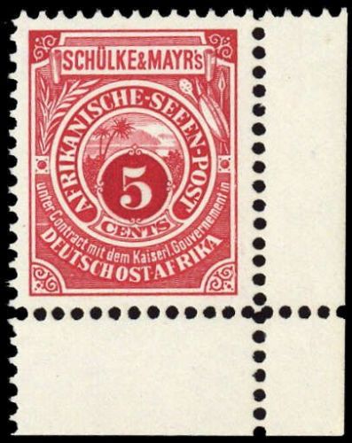 1892, Deutsche Kolonien Ostafrika, Sa Na Ecke, **
