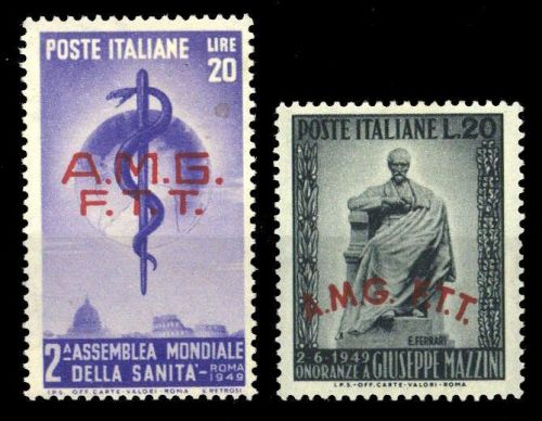 1949, Triest Zone A, 70+71, **