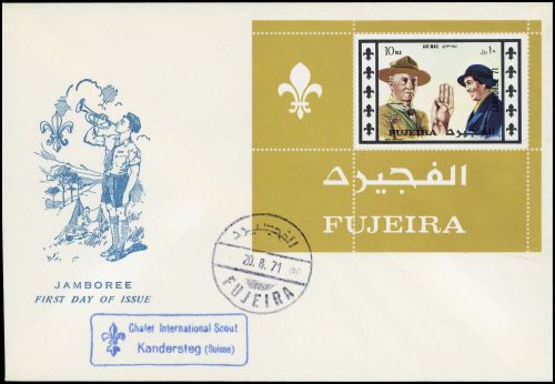 1971, Int.Organisationen,Pfadfinder,, Fu Bl. 62 A, FDC