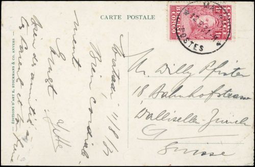 1928, Belgisch Kongo, 101, Brief